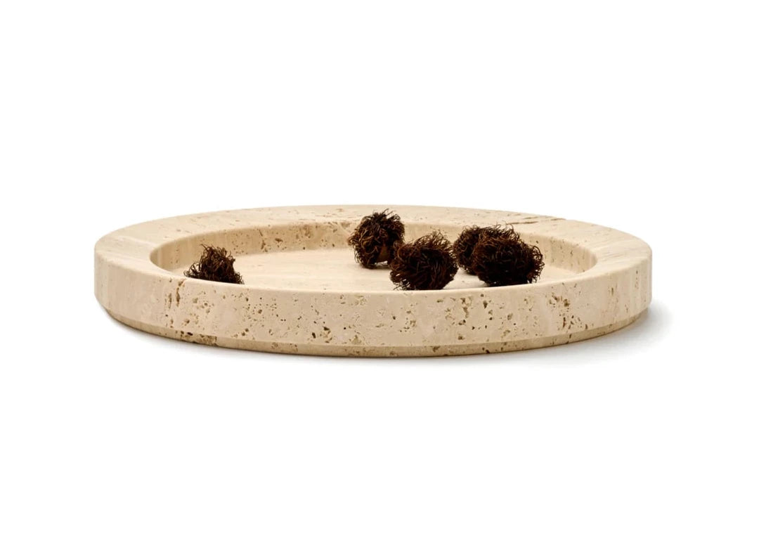 Travertino classico Bowl Round 40cm - When Objects Work - product image