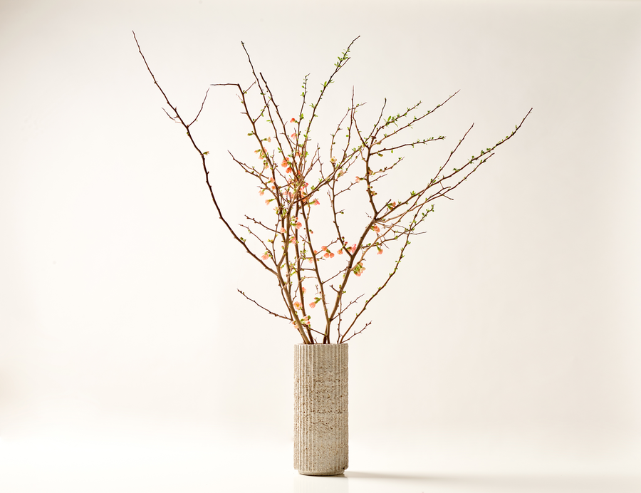 Vase with Ribbles – Solid Walnut Wood by When Objects Work - product detail