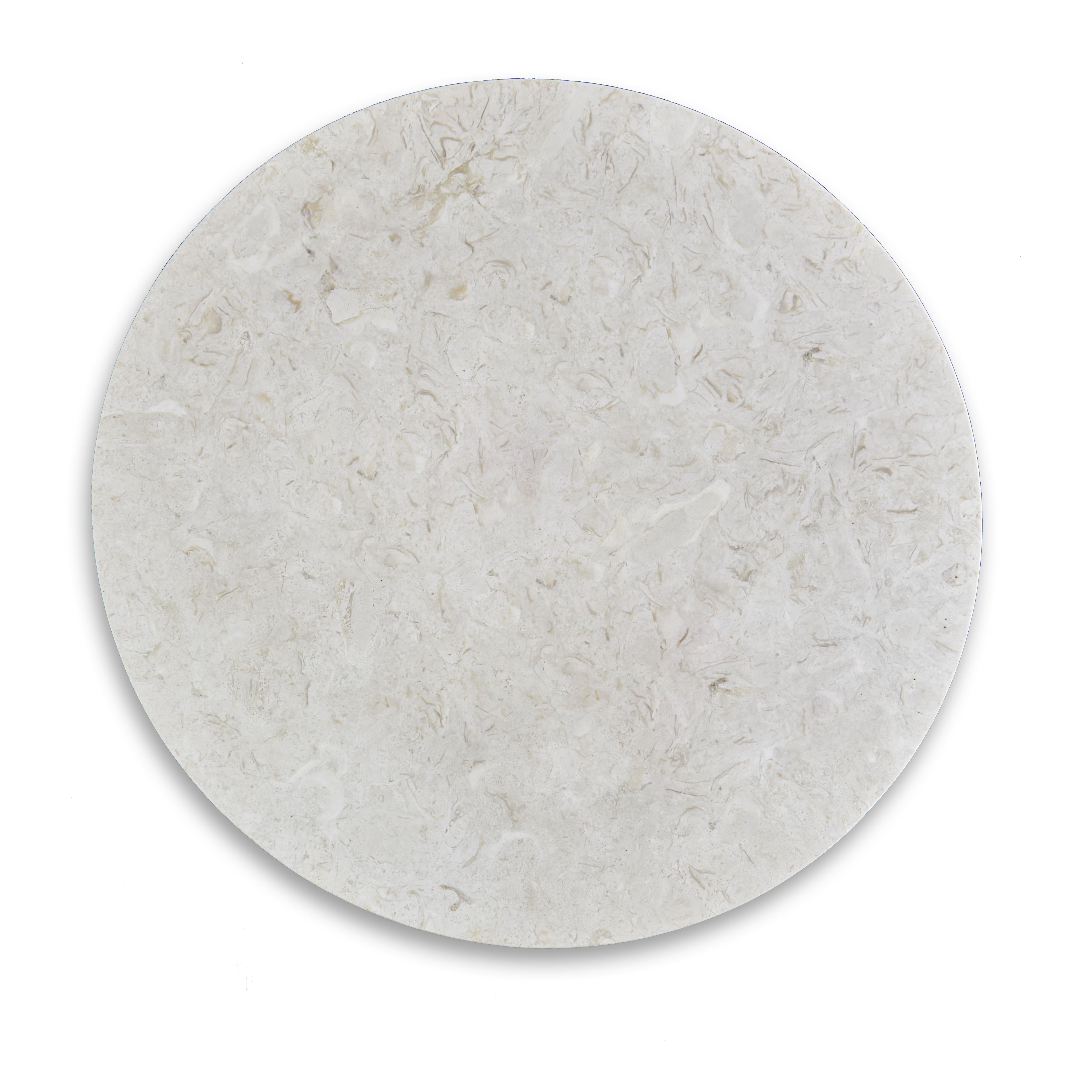 Minimalist Limestone Bowl Sculptural Centerpiece - product detail