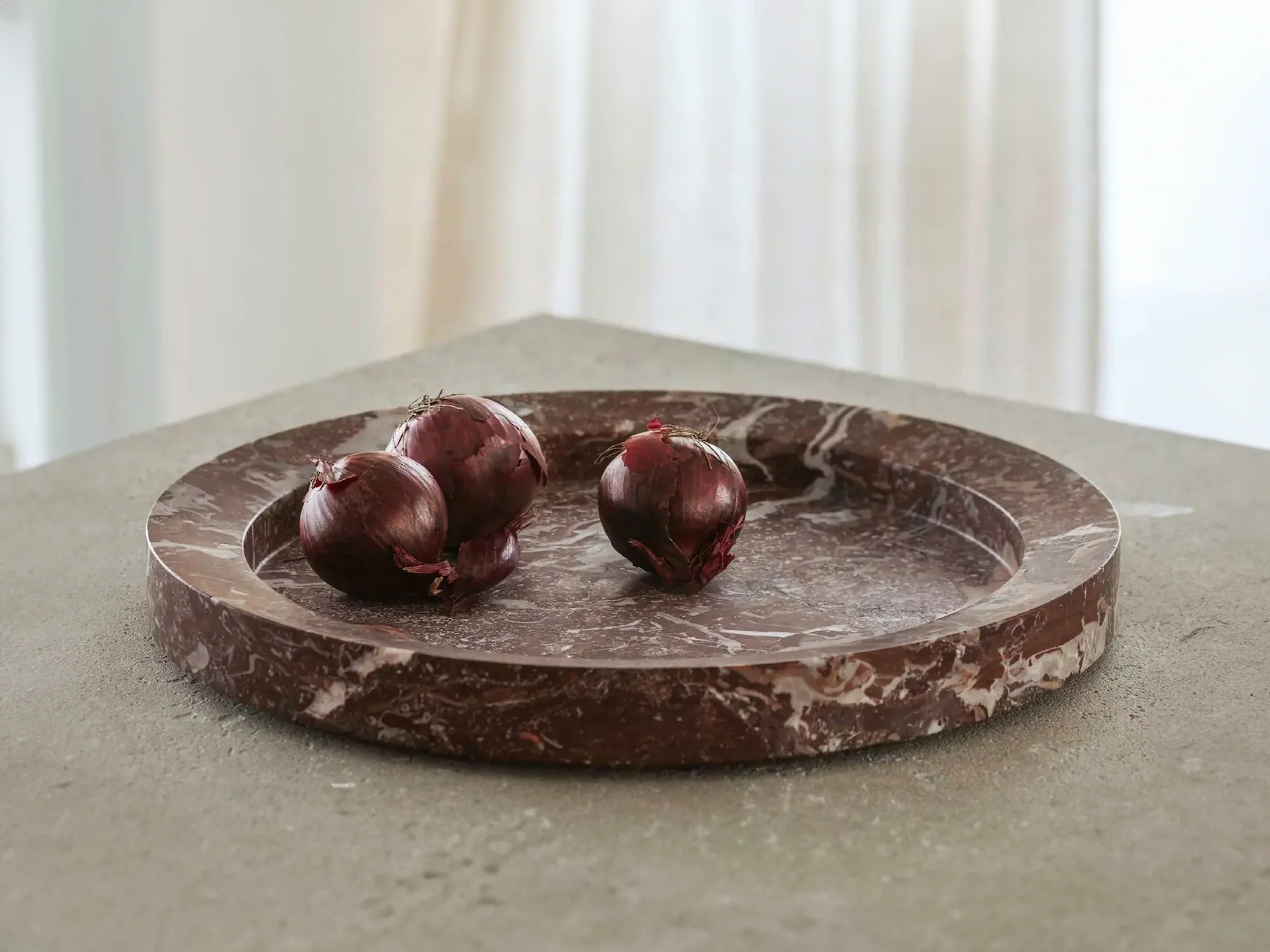 Travertino classico Bowl Round 40cm - When Objects Work - product detail