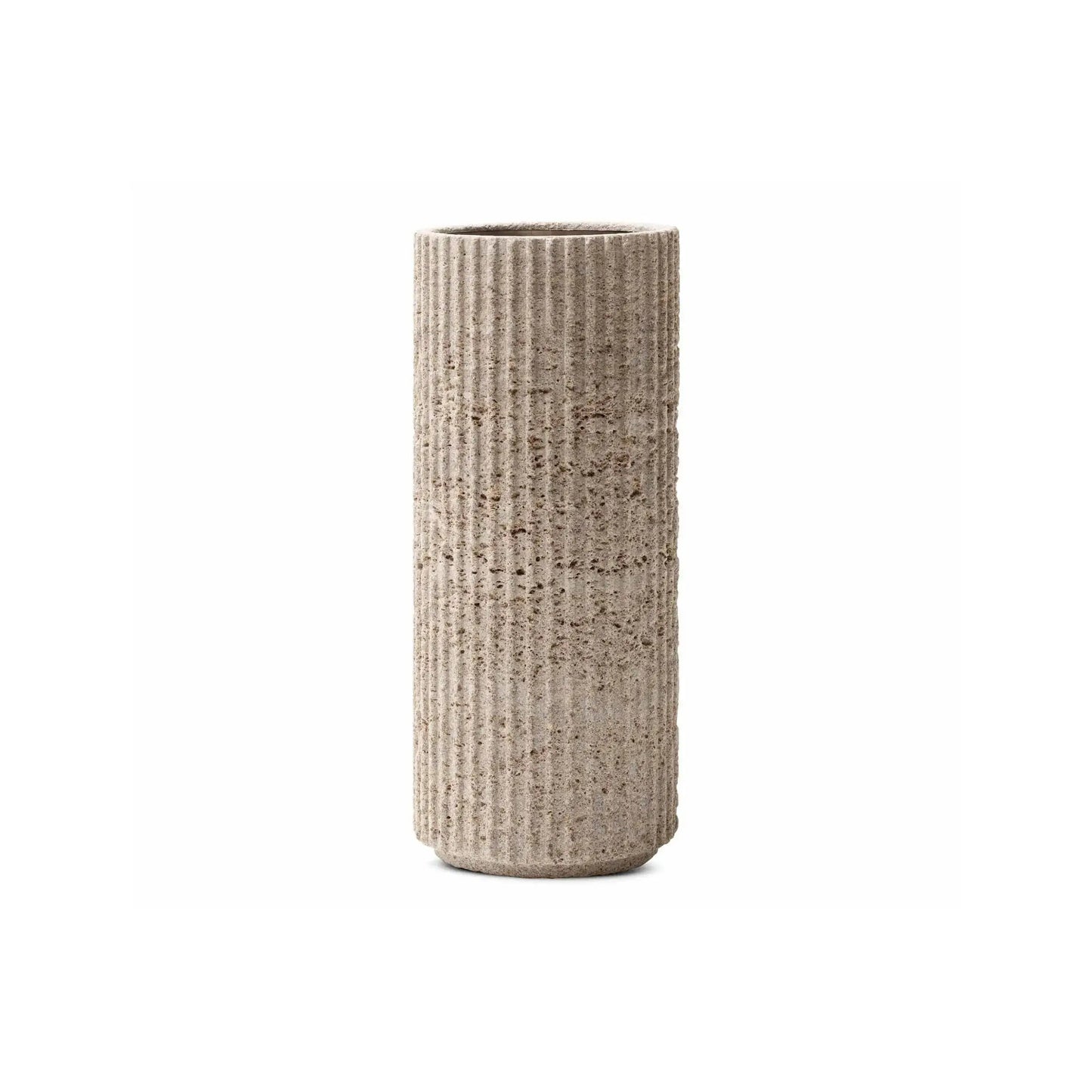 Vase with Ribbles – Solid Walnut Wood by When Objects Work - product detail
