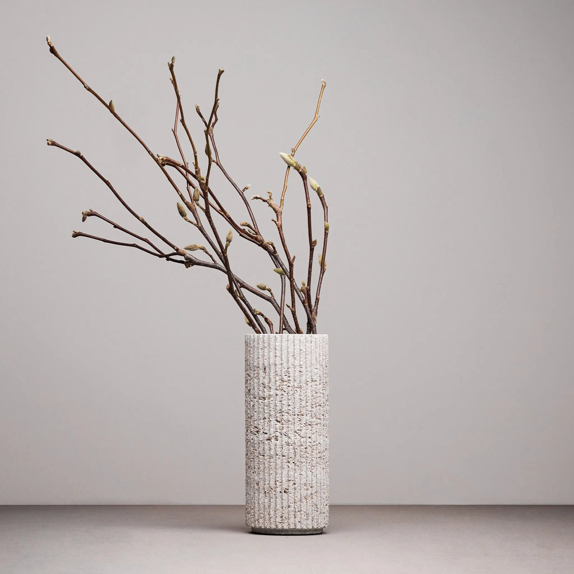 Vase with Ribbles – Solid Walnut Wood by When Objects Work - product detail