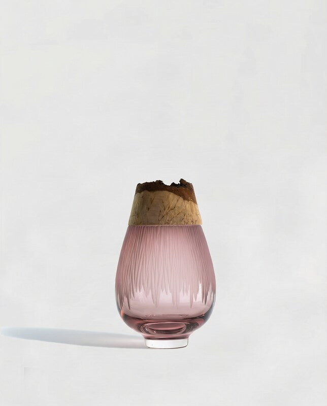Frida | Stacking Vessel in diamond cut glass Decorative Objects - product detail